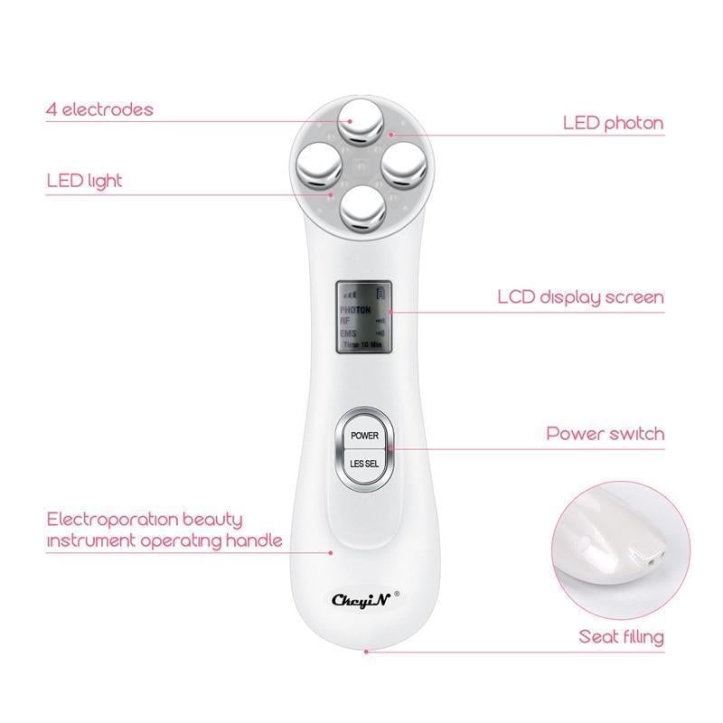 5 - in - 1 Face Massager Device - Hi Girly